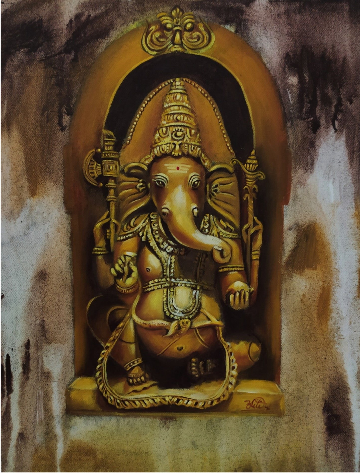 Golden Ganesha
