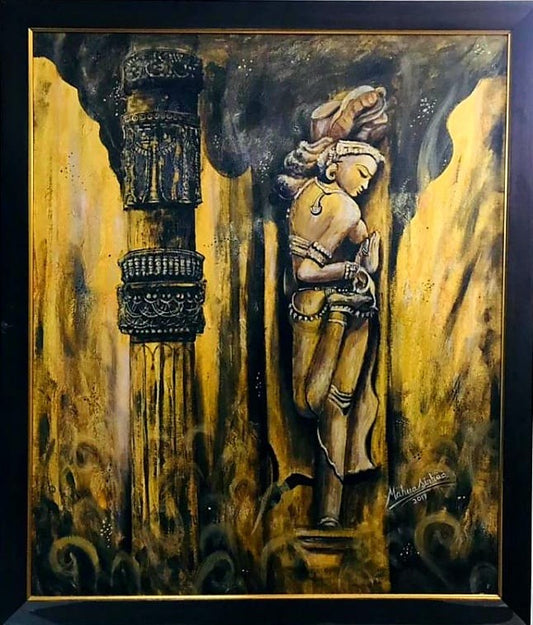 Apsara with Pillar
